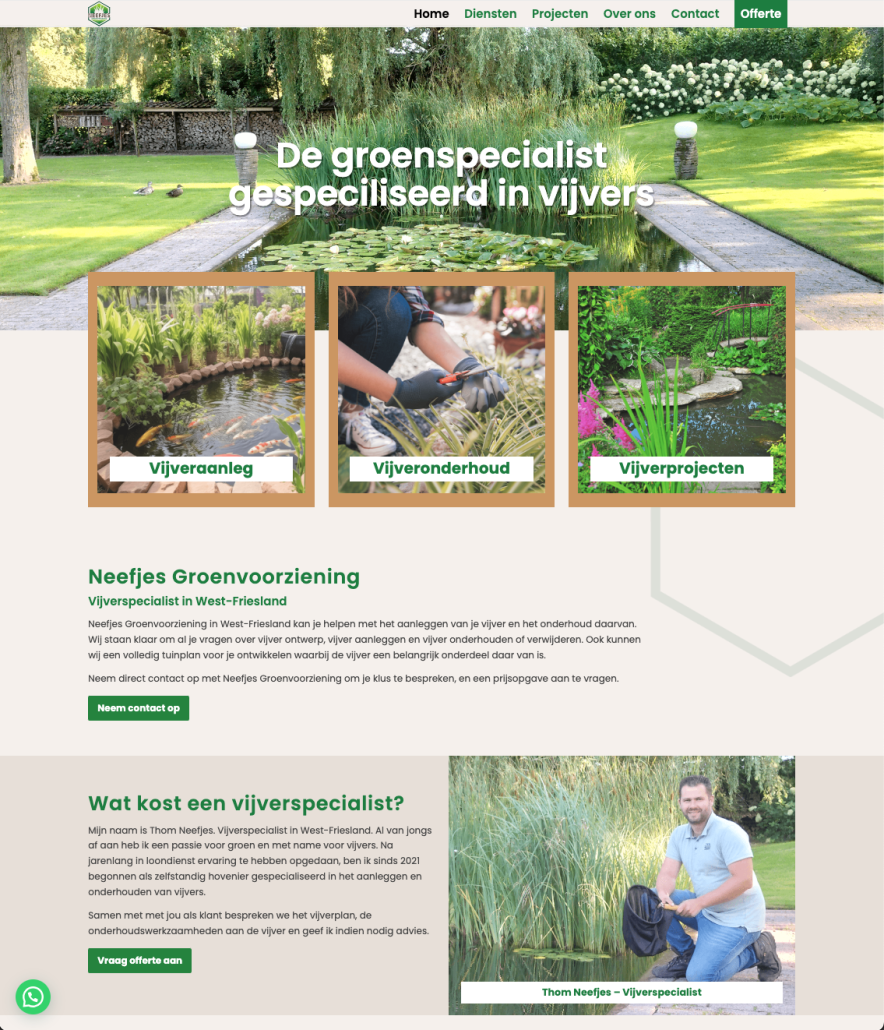 Webdesign Broek op Langedijk - Project Direct ✓ Website laten maken ✓ WordPress ✓ Webdesign ✓ Webwinkel ✓ Vindbaar in Google